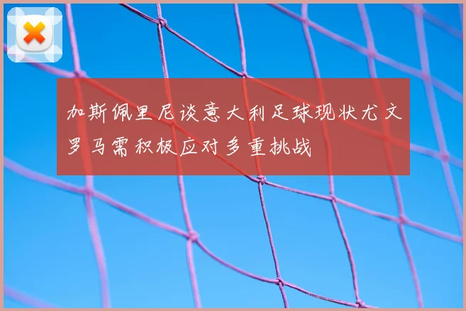 加斯佩里尼谈意大利足球现状尤文罗马需积极应对多重挑战